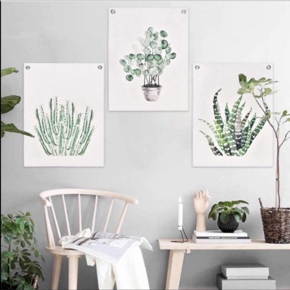 Free People Other - 3 Green Plants Tapestries New